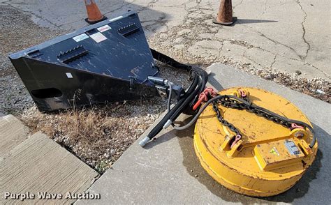 used skid steer magnet|skid steer moley magnetics video.